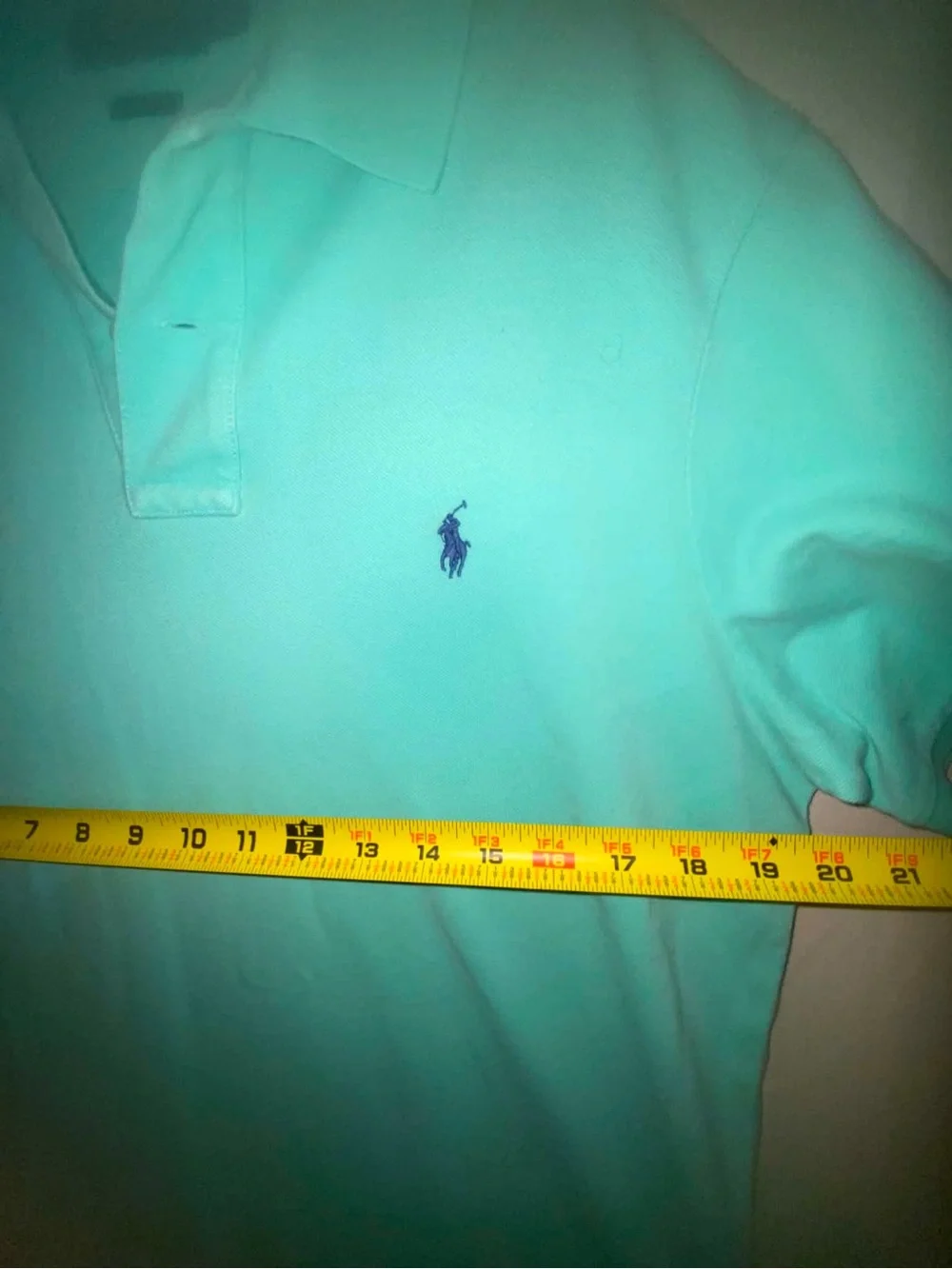 Polo by Ralph Lauren Men’s Aqua/Turquoise Short Sleeve Polo M
